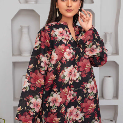 2 Piece Ready To Wear Black Cotton Suit - ZN-103 - ZAINOOR