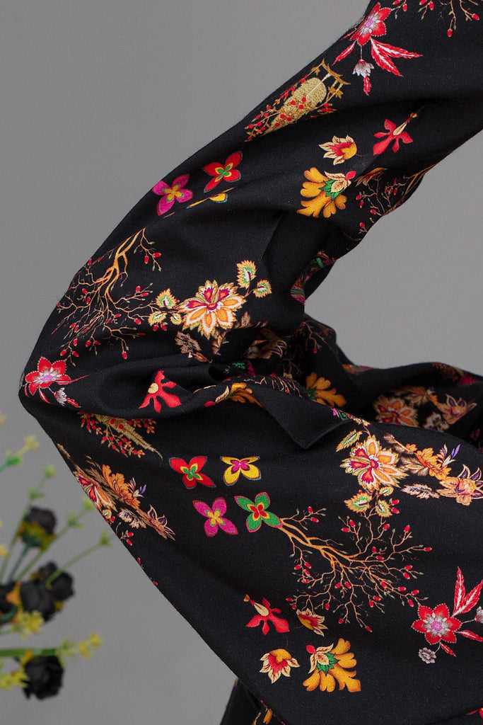 2 Piece Ready To Wear Black Viscose Suit - ZN-09 - ZAINOOR