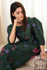 2 Piece Ready To Wear Bottle Green Cotton Suit - ZN-10 - ZAINOOR