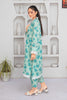 2 Piece Ready To Wear Turquoise Karandi Suit - ZN-05 - ZAINOOR